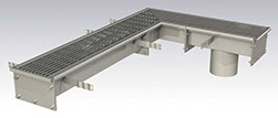 ACO industrial stainless steel linear drainage systems
